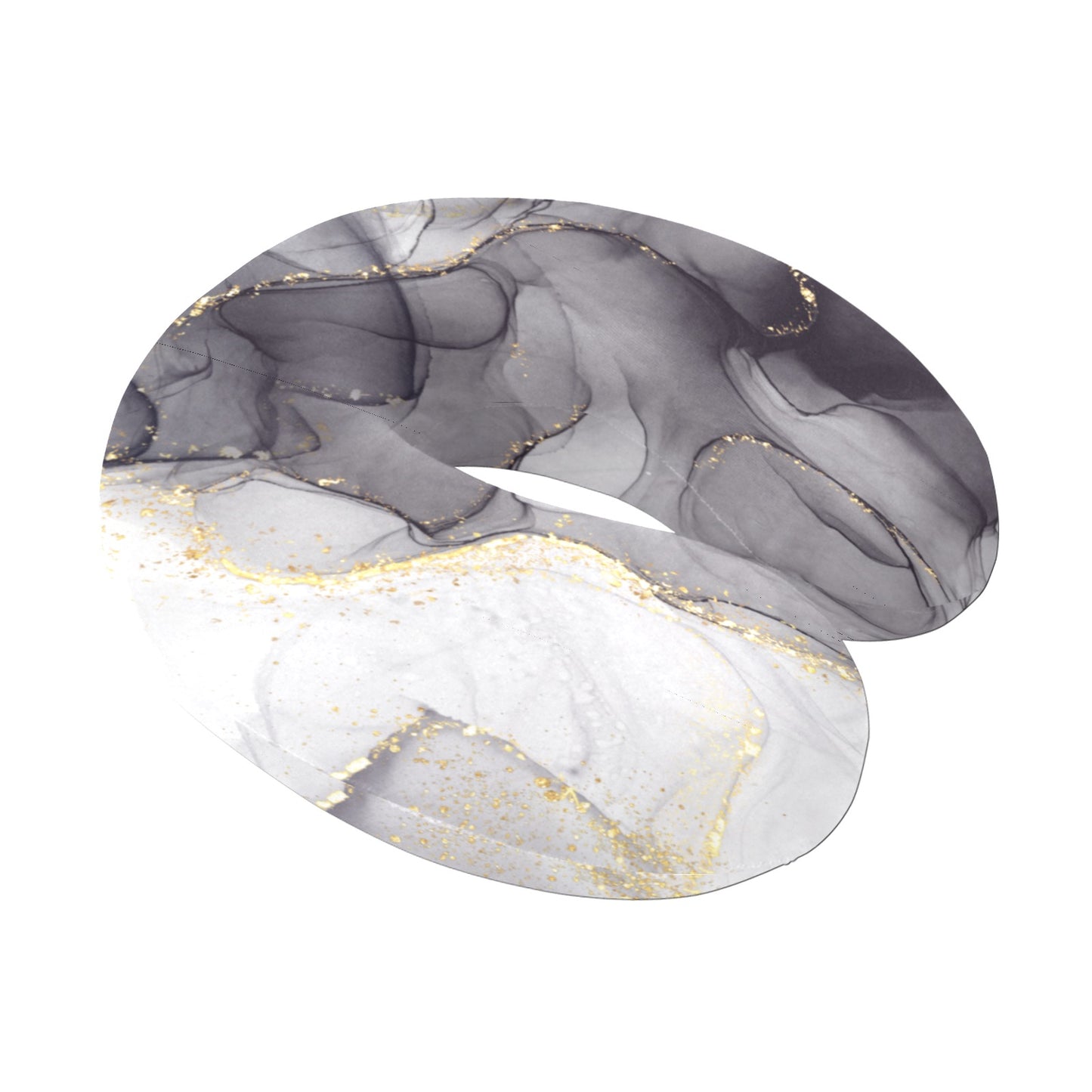 Grey Marble U-Shape Travel Pillow