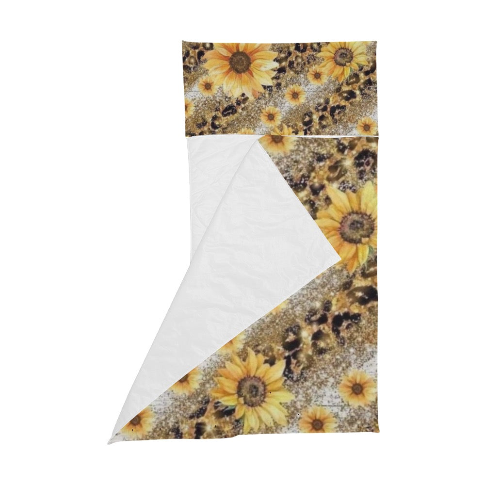 3D Sunflowers Kids' Sleeping Bag