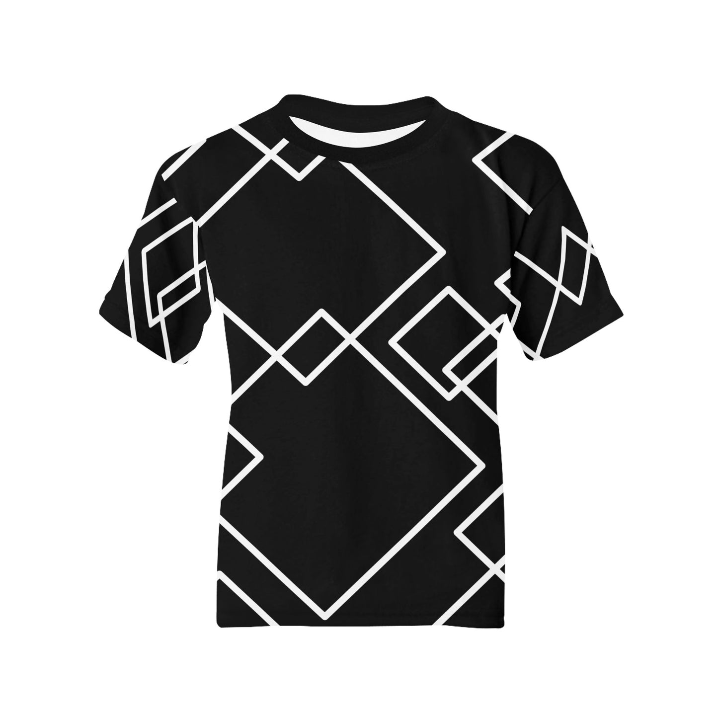 Black Squared Unisex T-shirt- Youth