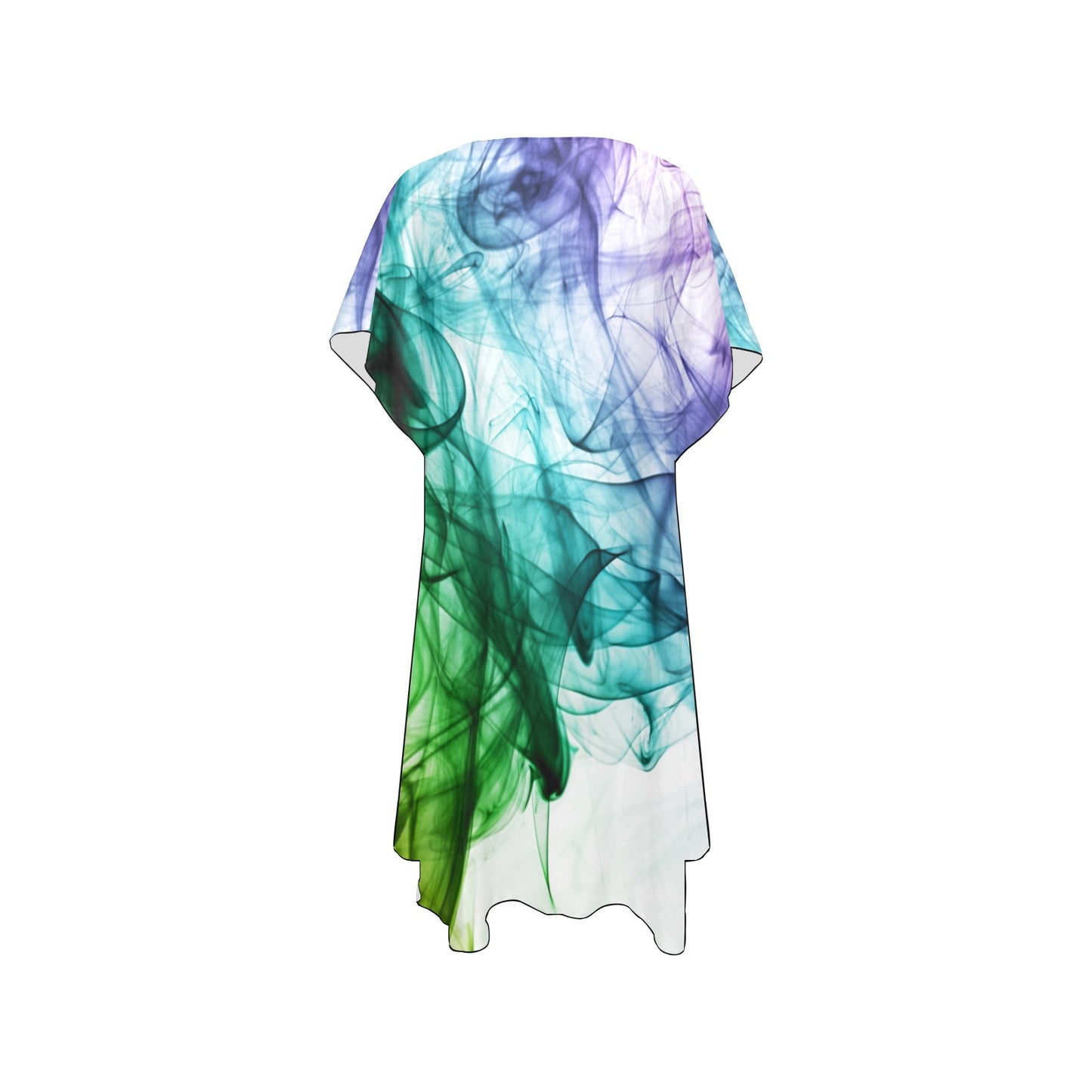 Color Whirl Chiffon Cover Up