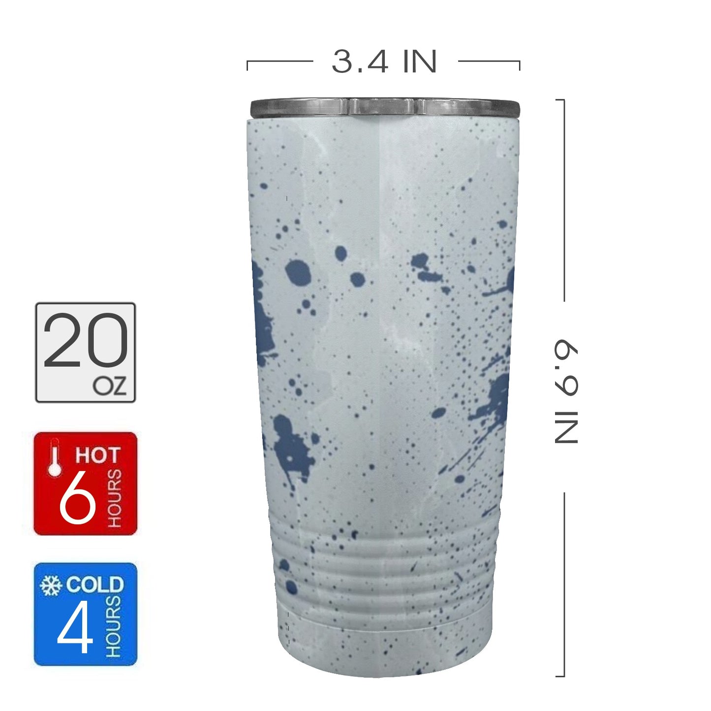 Cowboys 20oz Insulated Stainless Steel Mobile Tumbler