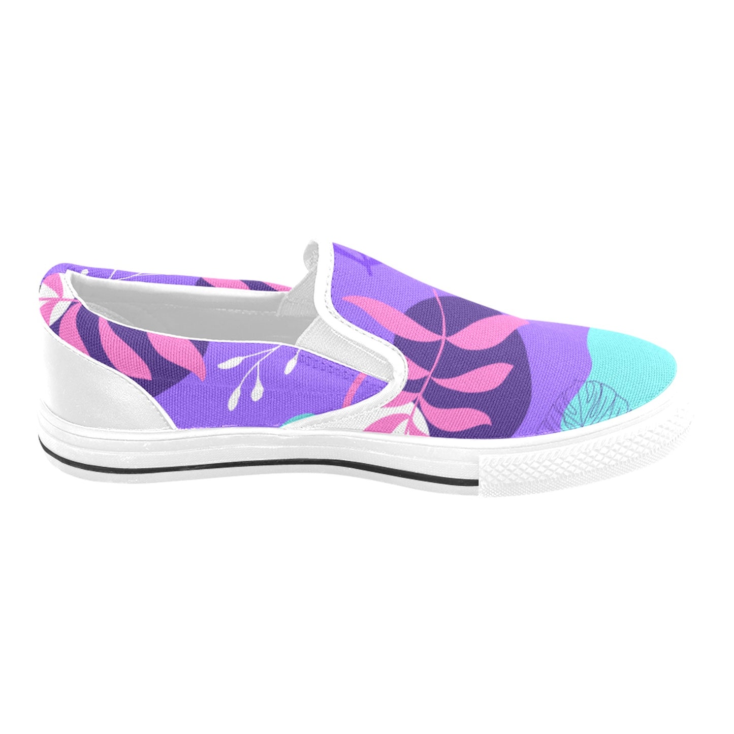 Purple Palms Men's Slip-on Shoes