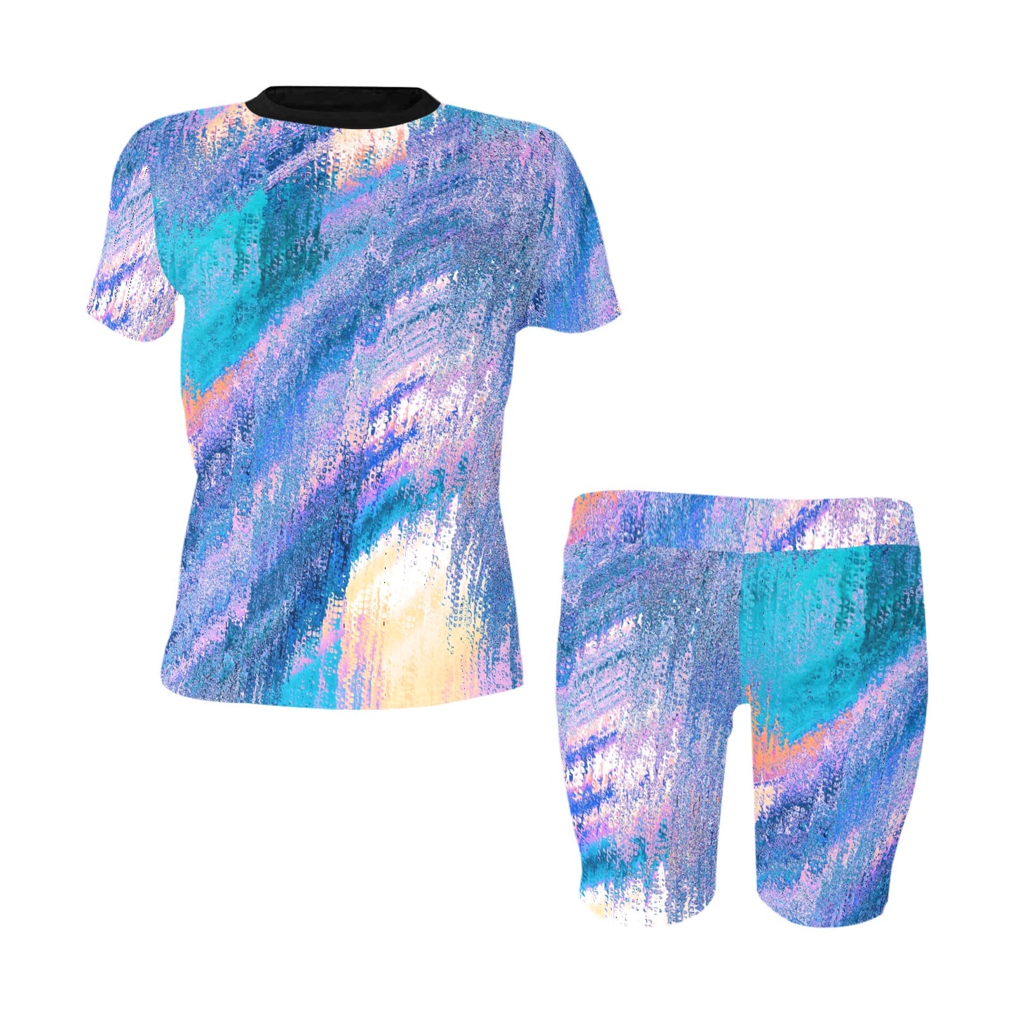 Pastel Blends Women's Short Set