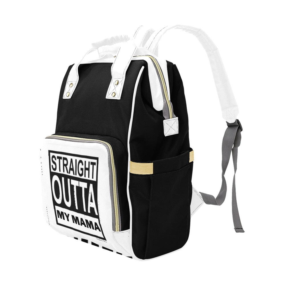 Outta My Mama Multi-Function Diaper Backpack/Bag