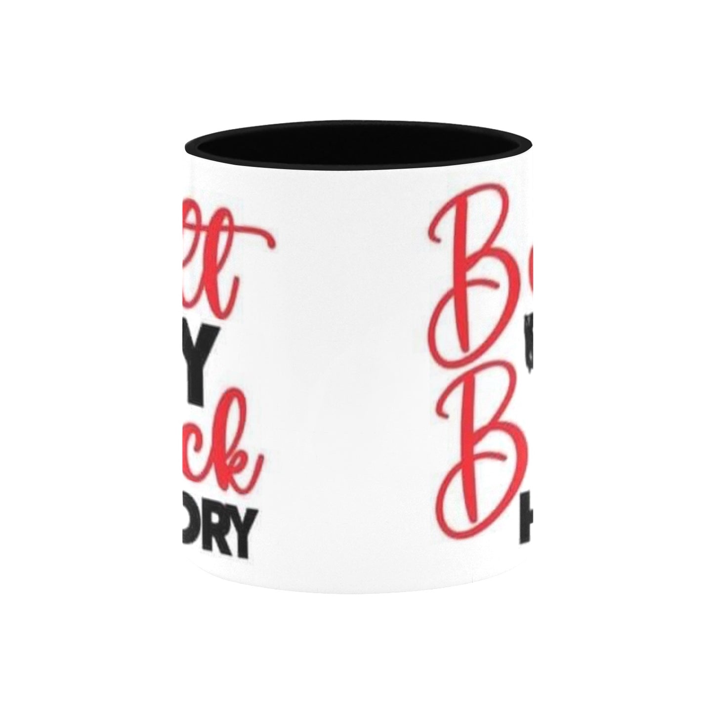 Built by black history Custom Inner Color Mug (11oz)