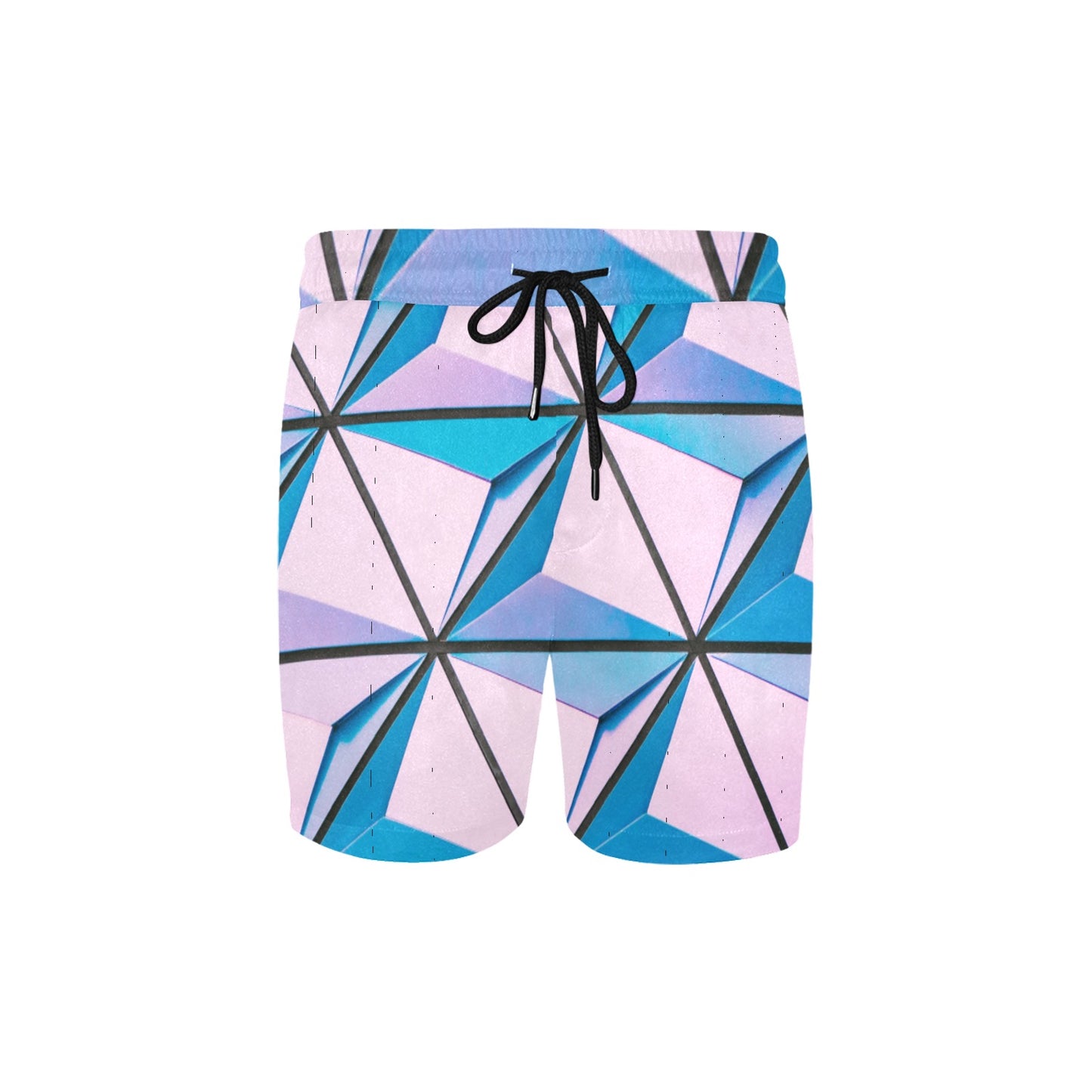 Pink Abstract Men's Swim Shorts