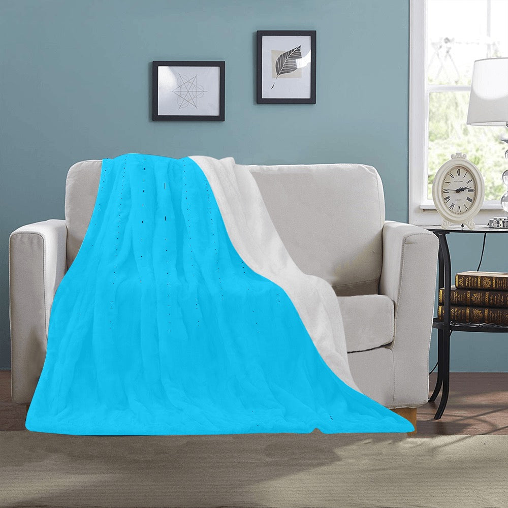 Carolina Blue Ultra-Soft Micro Fleece Blanket 40"x50"