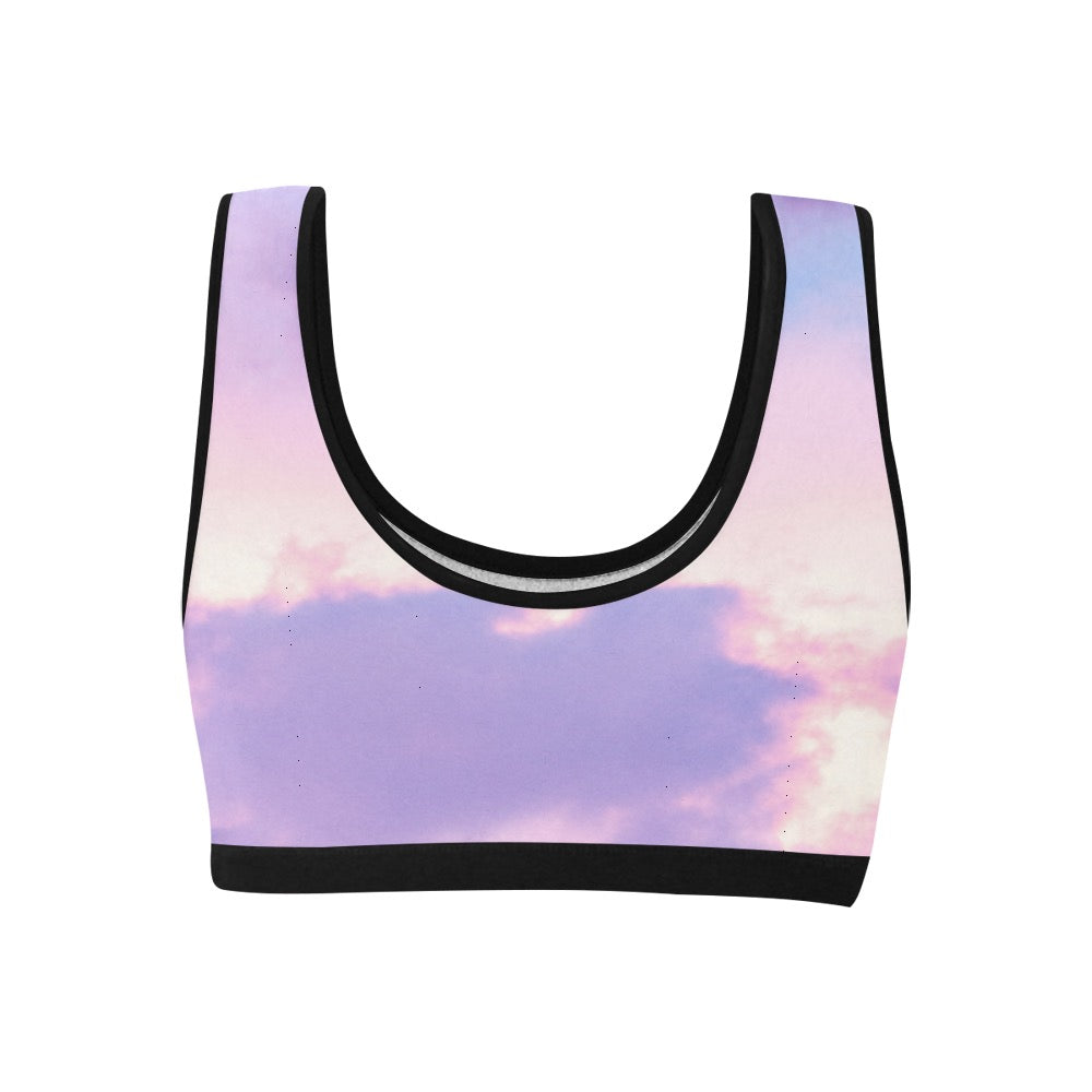 Pastel Skies Women's Sports Bra