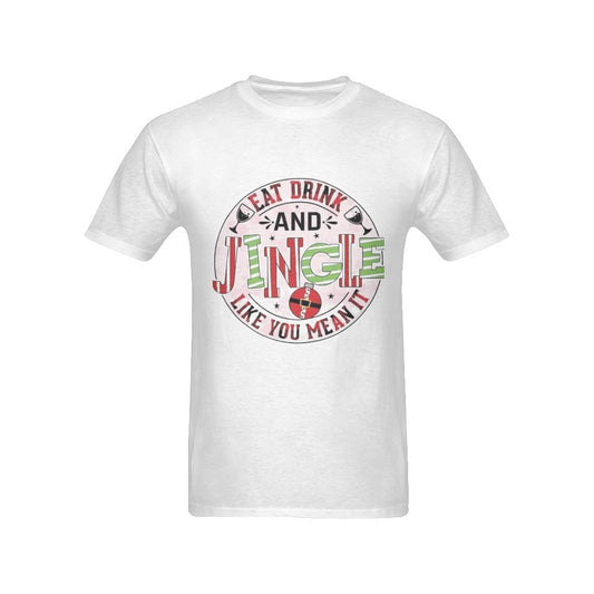 CHRISTMAS - Eat Drink And Jingle Men's T-Shirt