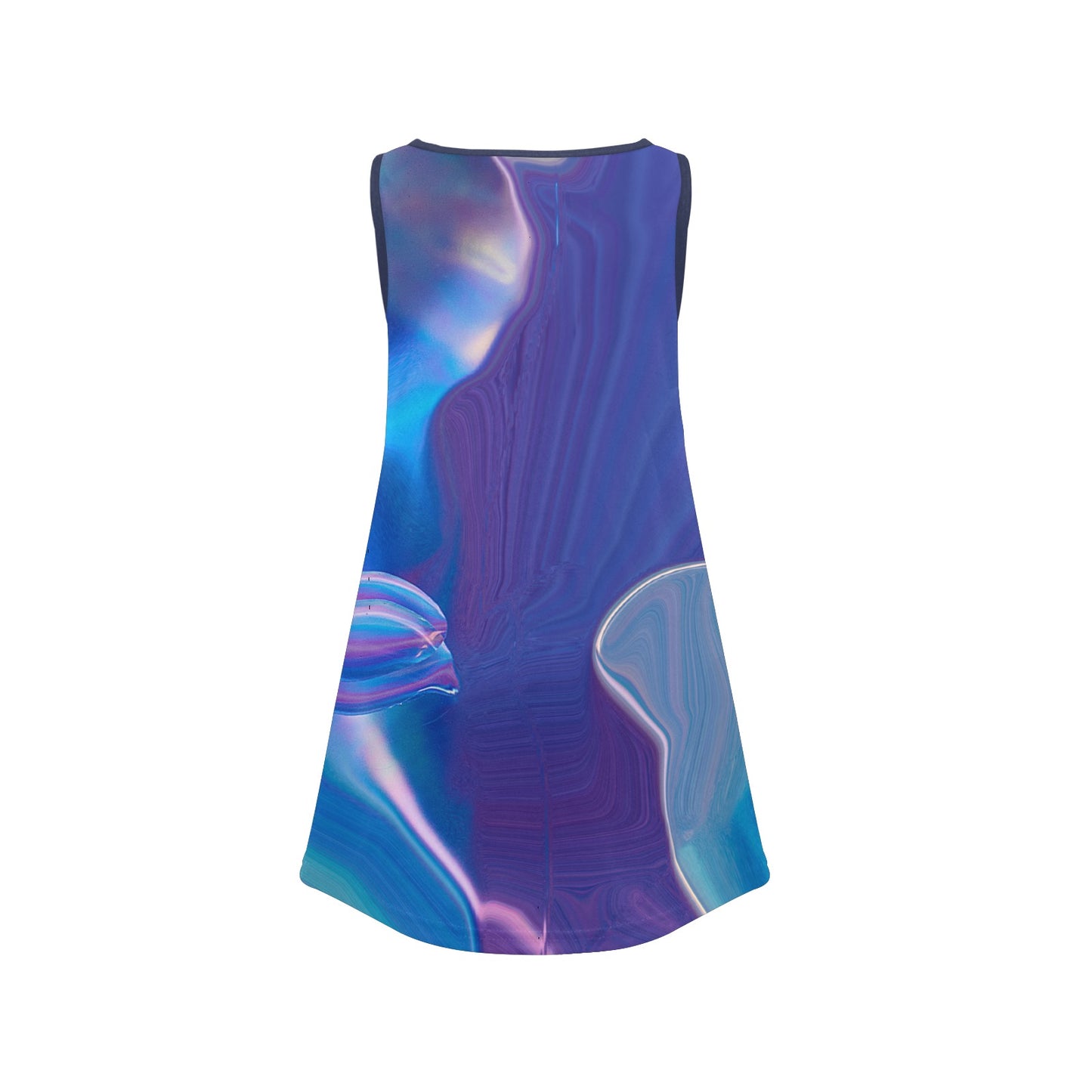 Blue Aura Girl's Sleeveless Dress