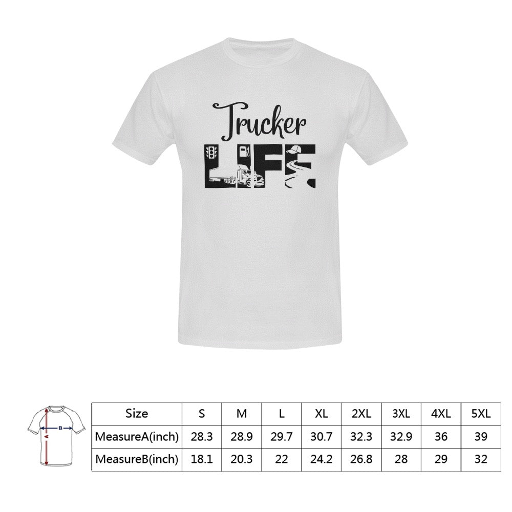 Trucker Life Men's T-Shirt