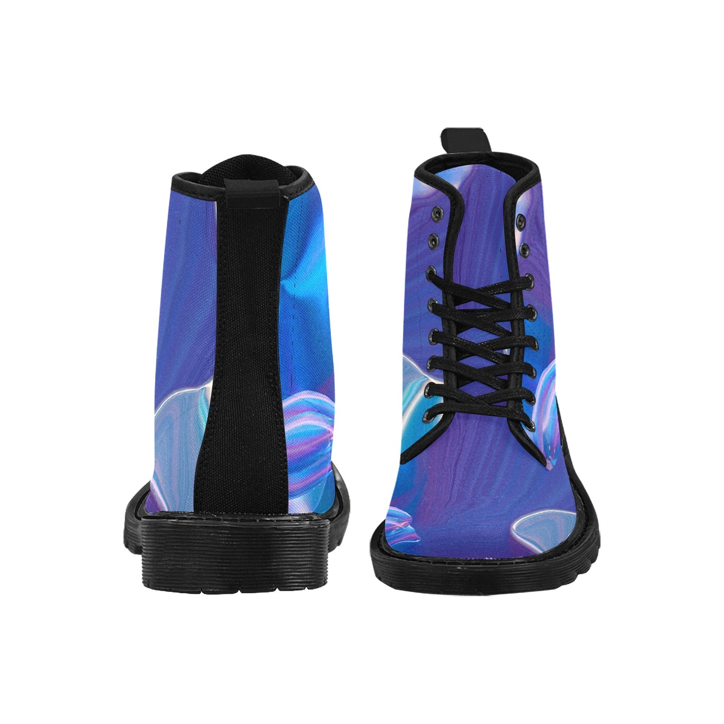 Blue Aura Martin Boots- Men (Black)