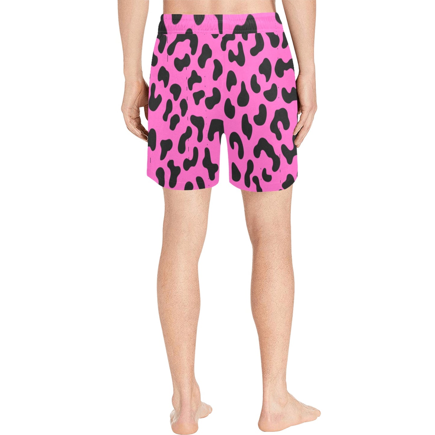 Pink Cheetah Men's Swim Shorts