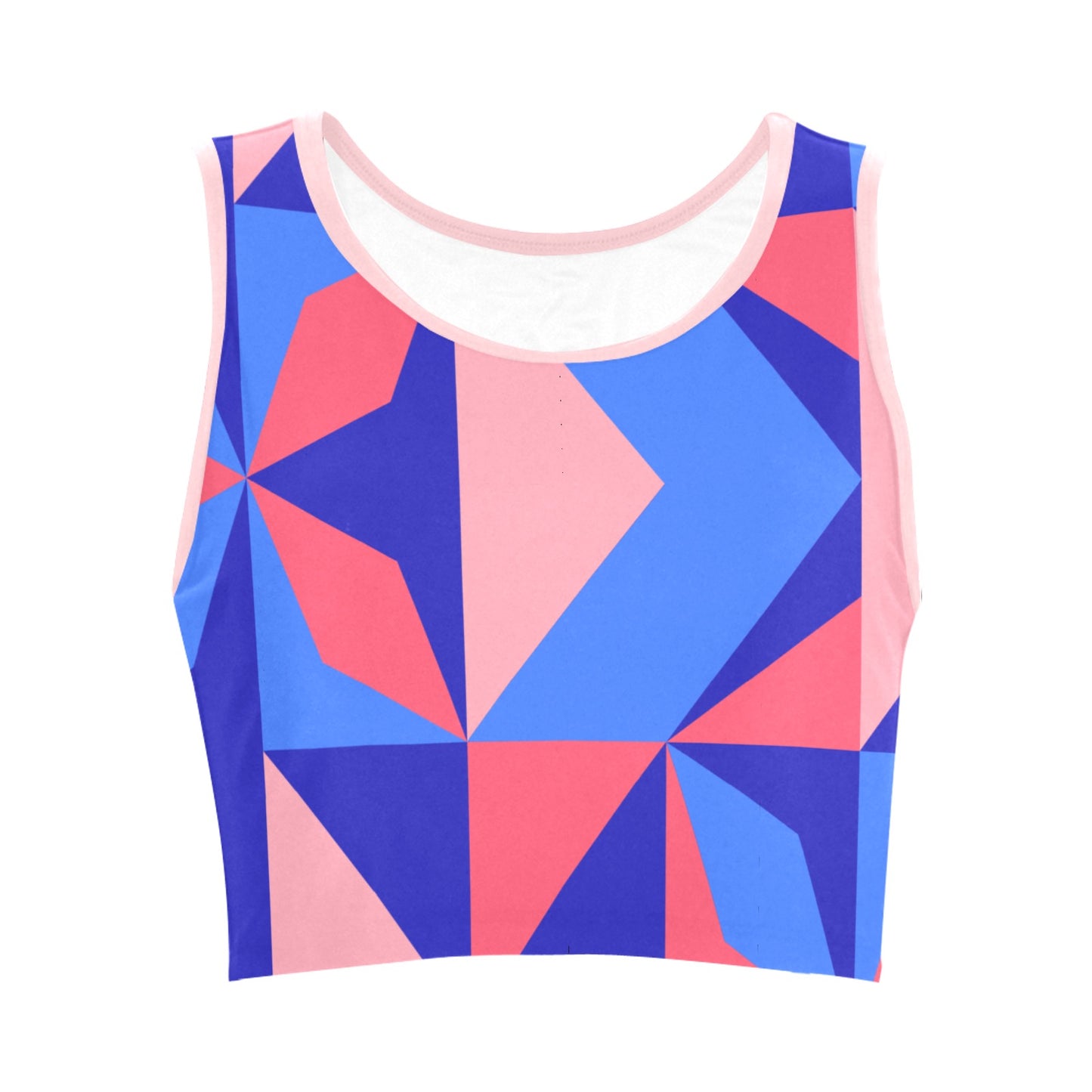 Color Abstract Women's Crop Top