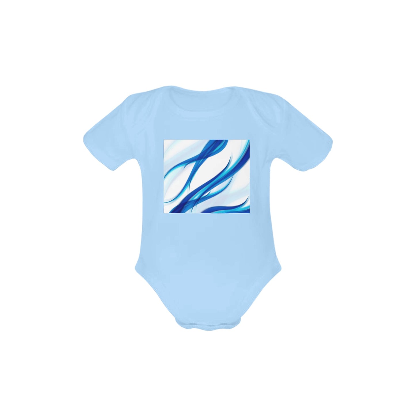 Blue Lightning Baby Onesie