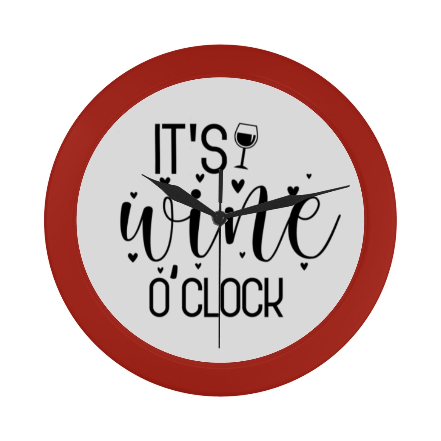 It’s Wine O’Clock Circular Wall clock