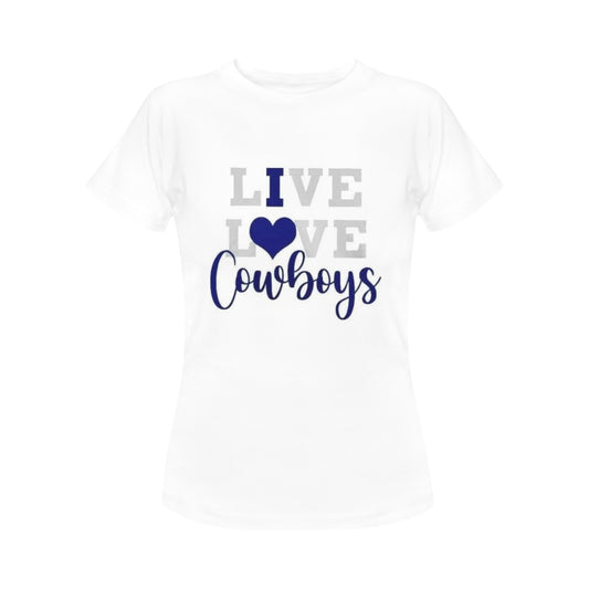 Live Love Cowboys Women's T-Shirt