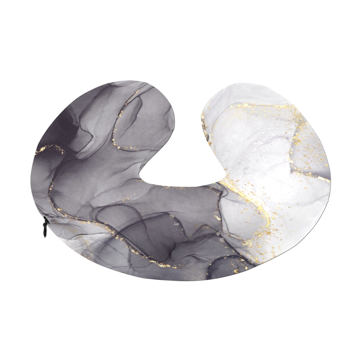 Grey Marble U-Shape Travel Pillow