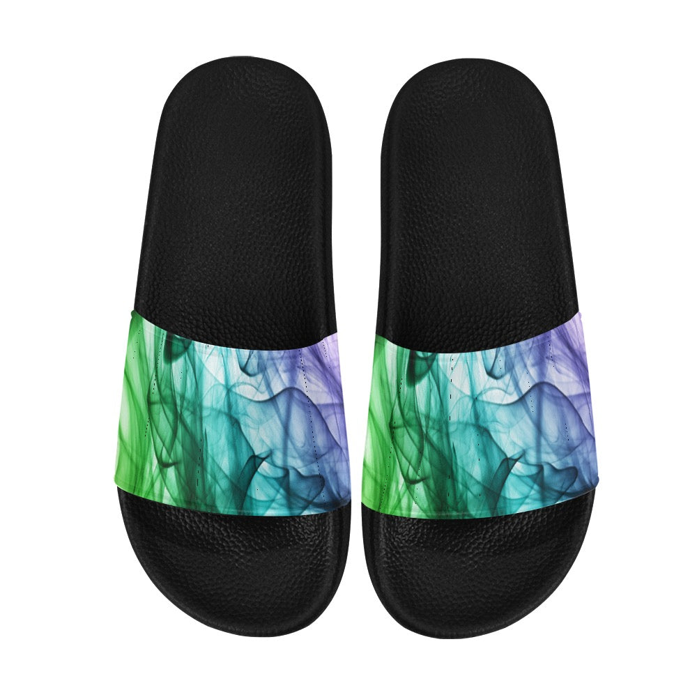 Color Whirl Men's Slides