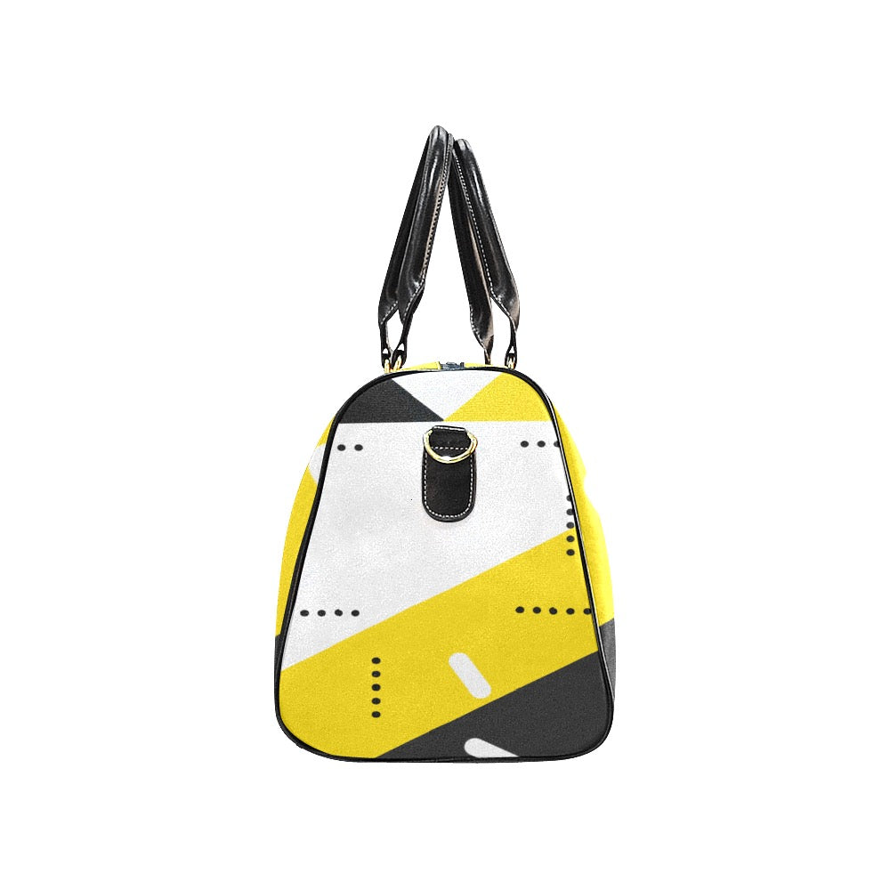 Black & Yellow Waterproof Travel Bag/Small