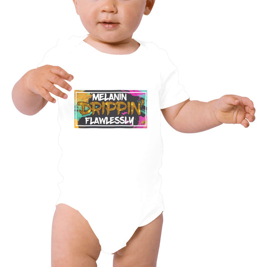 Melanin Drippin Baby Onesie