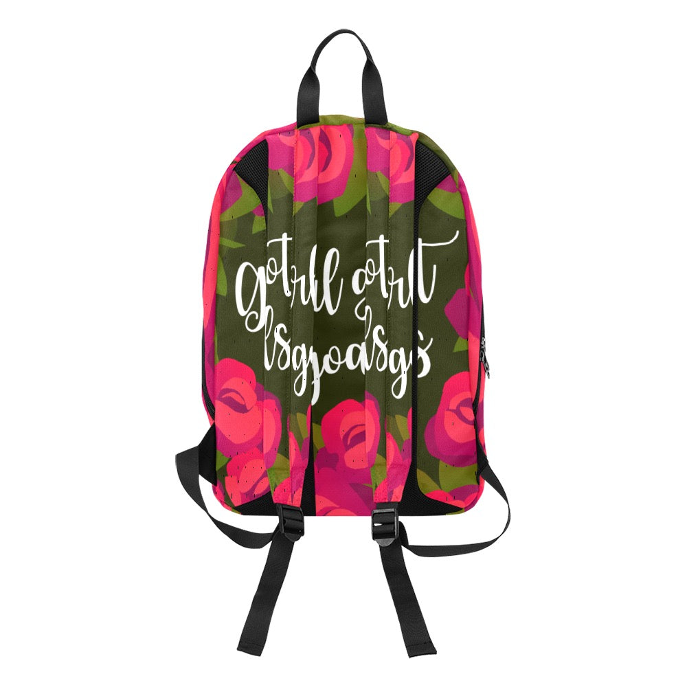 Girl got goals Large Capacity Travel Backpack