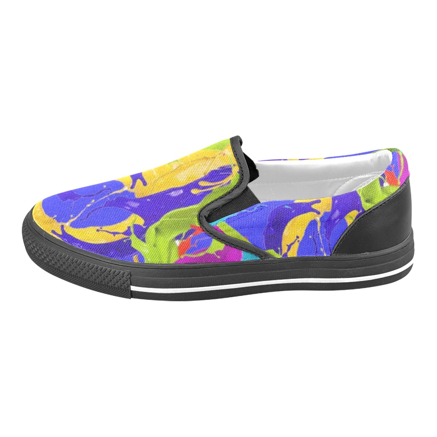 Color Mix Men's Slip-on Shoes