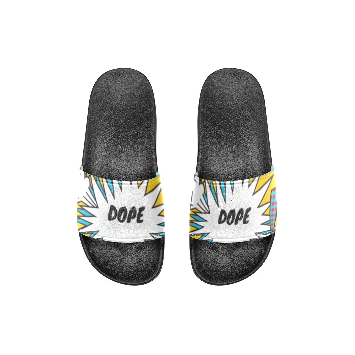 Comic Words Kids' Slide Sandals