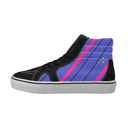 Blue Streak Women's High Top Skateboarding Shoes