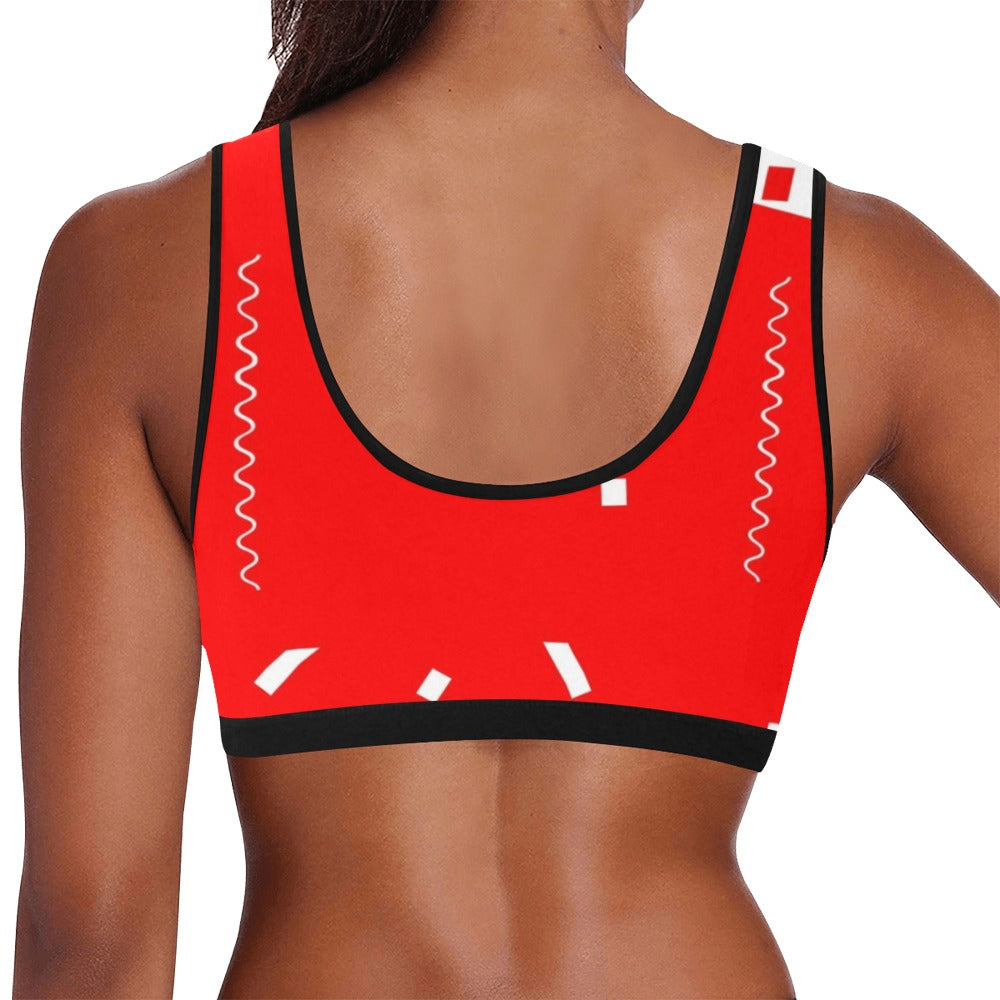 Red Does It Good Women's Sports Bra