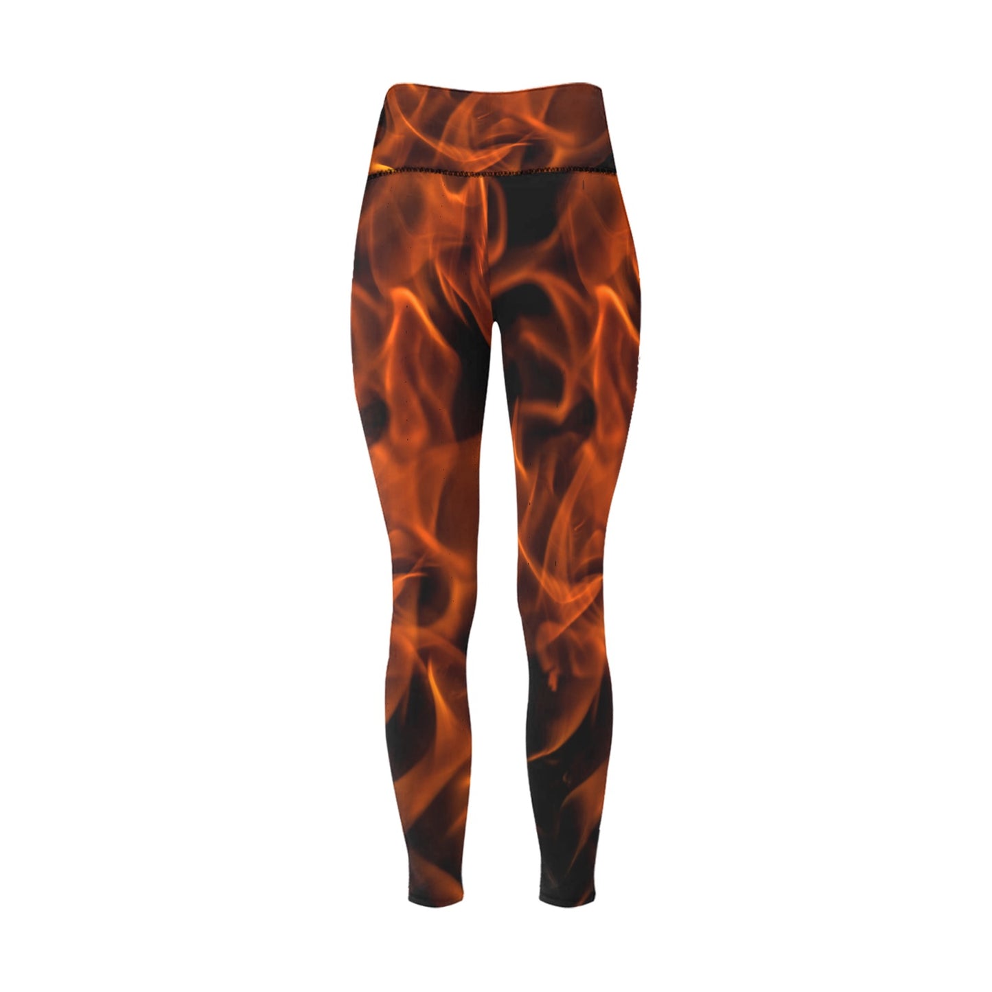 Firey Fire Women's High-Waisted Leggings