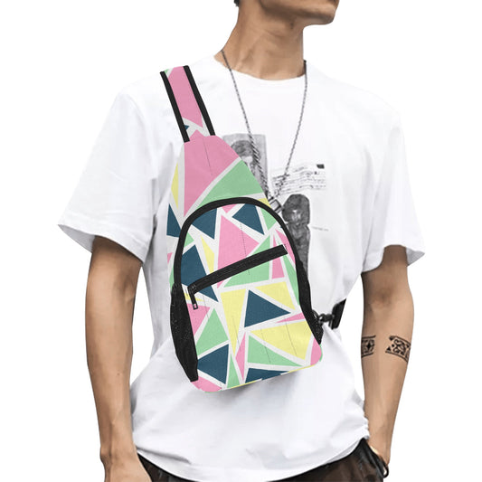 Colored Angles Chest Bag