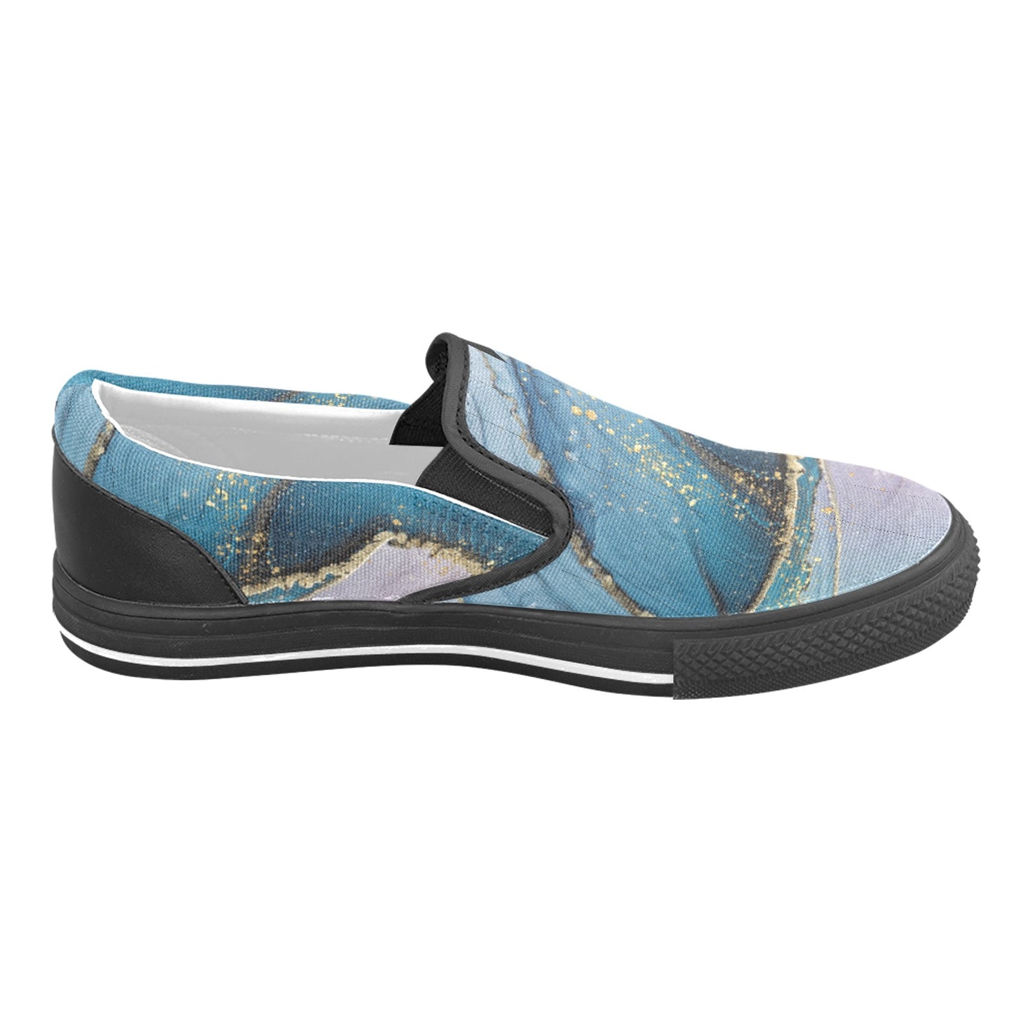 Blue Marble Slip-on Shoes -Kid