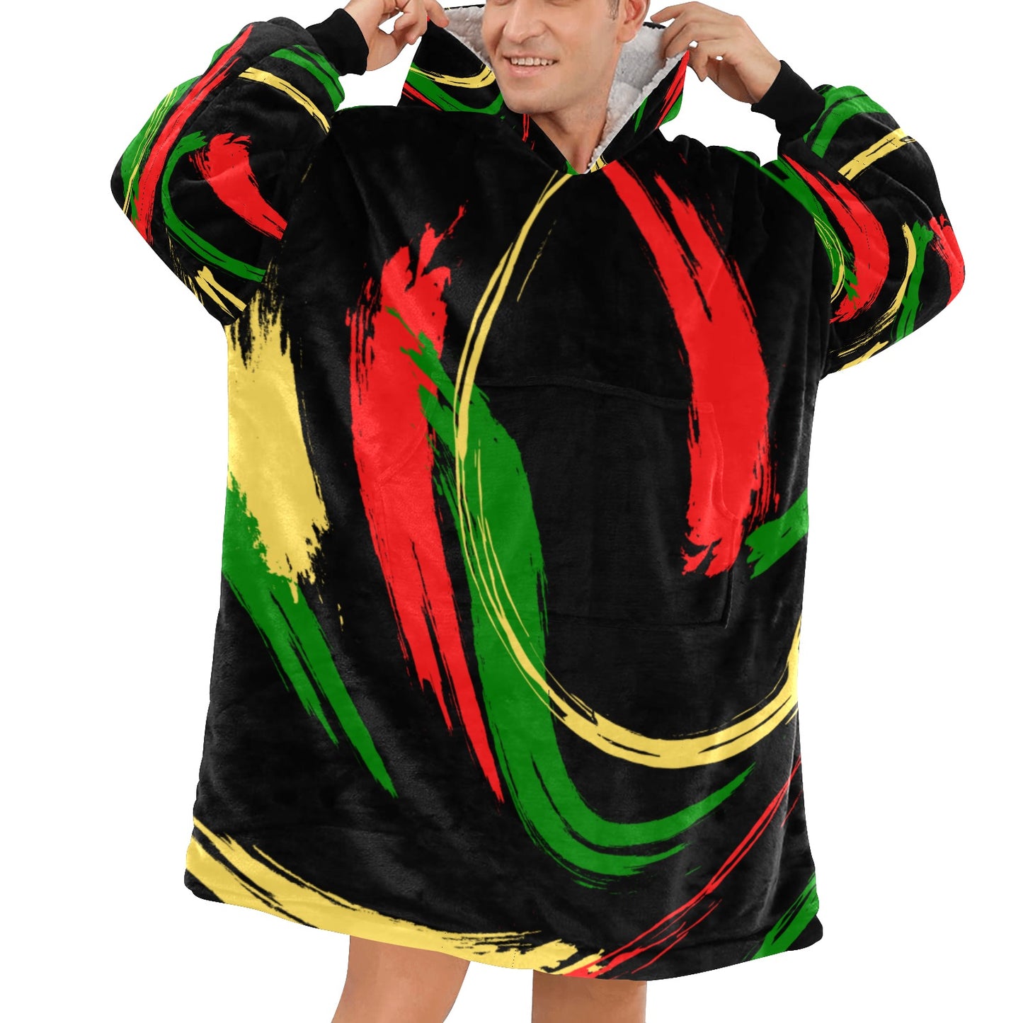 For the culture Blanket Hoodie for Adults