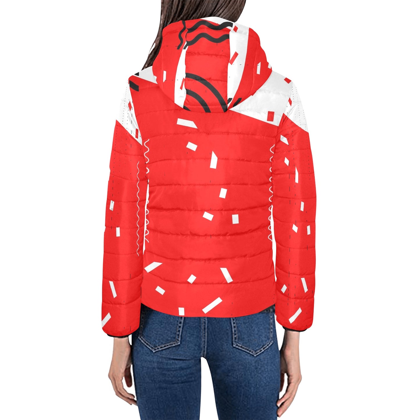 Red Does It Good Women's  Hooded Jacket