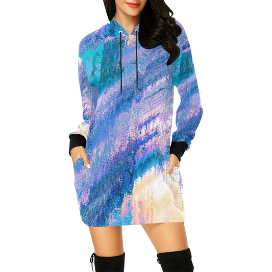 Pastel Blends Hoodie Mini Dress