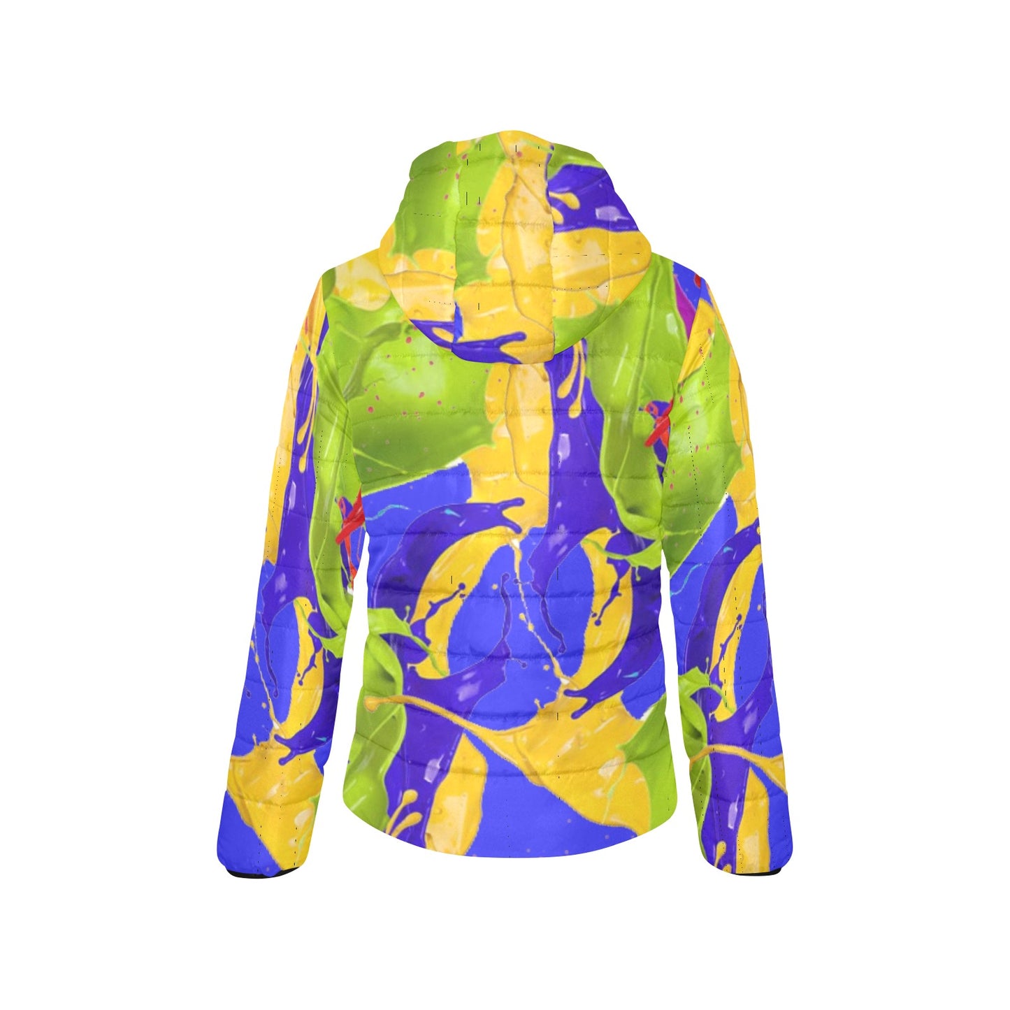 Color Mix Women's Hooded Jacket