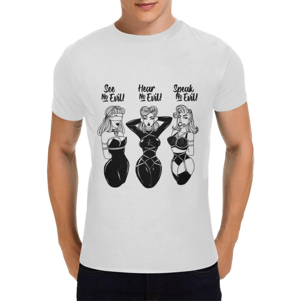 See, Hear, Speak no evil Men's T-Shirt