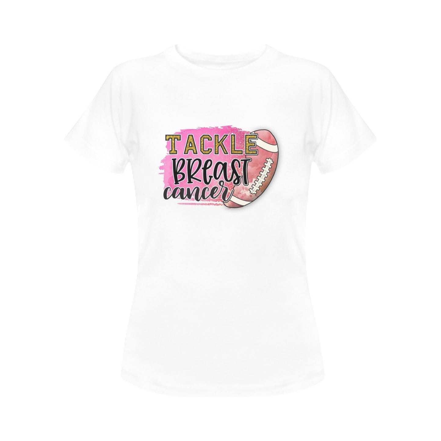 Tackle Breast Cancer Women's T-Shirt