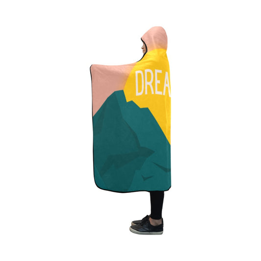 Dream Big Hooded Blanket 50''x40''