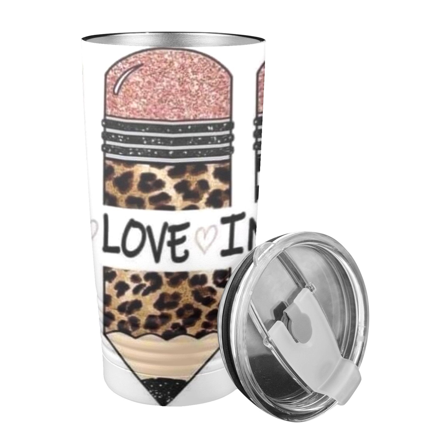 Teach, Love, Inspire 20oz Insulated Stainless Steel Mobile Tumbler