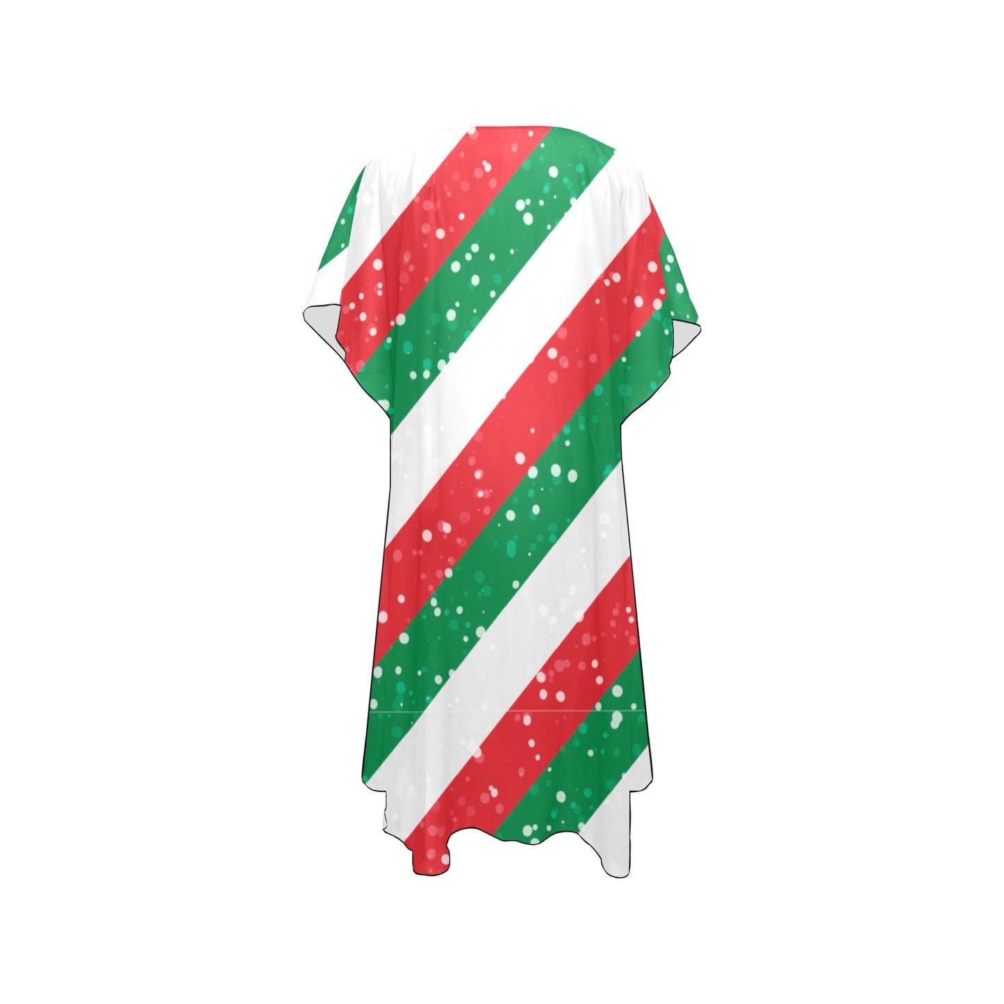 Candy Cane Chiffon Cover Up